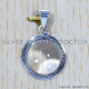 Crystal 925 Sterling Silver Pendant (SJWP-387) Crystal 925 Sterling Silver Pendant (SJWP-387)
