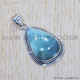 Aquamarine 925 Sterling Silver Pendant (SJWP-395) Aquamarine 925 Sterling Silver Pendant (SJWP-395)