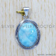 Larimar 925 Sterling Silver Pendant (SJWP-399)