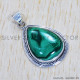 Malachite 925 Sterling Silver Pendant (SJWP-404) Malachite 925 Sterling Silver Pendant (SJWP-404)