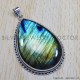 Labradorite 925 Sterling Silver Pendant (SJWP-41) Labradorite 925 Sterling Silver Pendant (SJWP-41)