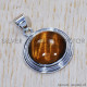 Tiger Eye 925 Sterling Silver Pendant (SJWP-414) Tiger Eye 925 Sterling Silver Pendant (SJWP-414)