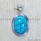 Turquoise 925 Sterling Silver Pendant (SJWP-418) Turquoise 925 Sterling Silver Pendant (SJWP-418)