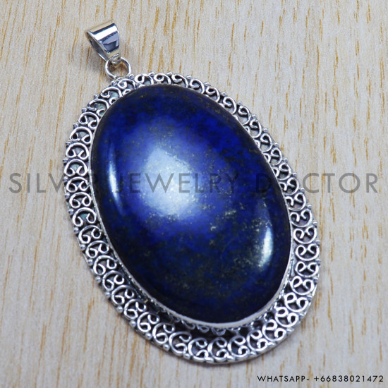 Labradorite 925 Sterling Silver Pendant (SJWP-42) Labradorite 925 Sterling Silver Pendant (SJWP-42)