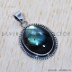 Labradorite 925 Sterling Silver Pendant (SJWP-428) Labradorite 925 Sterling Silver Pendant (SJWP-428)