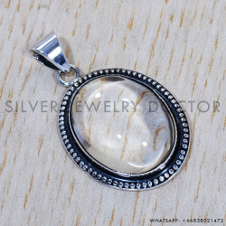 Crystal 925 Sterling Silver Pendant (SJWP-429) Crystal 925 Sterling Silver Pendant (SJWP-429)