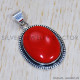 Coral 925 Sterling Silver Pendant (SJWP-430) Coral 925 Sterling Silver Pendant (SJWP-430)
