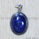 Lapis Lazuli 925 Sterling Silver Pendant (SJWP-433) Lapis Lazuli 925 Sterling Silver Pendant (SJWP-433)