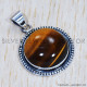 Tiger Eye 925 Sterling Silver Pendant (SJWP-438) Tiger Eye 925 Sterling Silver Pendant (SJWP-438)
