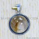 Golden Rutile 925 Sterling Silver Pendant (SJWP-444) Golden Rutile 925 Sterling Silver Pendant (SJWP-444)