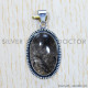Black Rutile 925 Sterling Silver Pendant (SJWP-449) Black Rutile 925 Sterling Silver Pendant (SJWP-449)