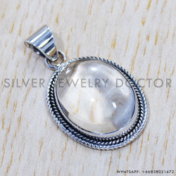 Crystal 925 Sterling Silver Pendant (SJWP-454) Crystal 925 Sterling Silver Pendant (SJWP-454)