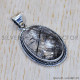 Black Rutile 925 Sterling Silver Pendant (SJWP-459) Black Rutile 925 Sterling Silver Pendant (SJWP-459)