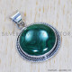 Malachite 925 Sterling Silver Pendant (SJWP-463) Malachite 925 Sterling Silver Pendant (SJWP-463)
