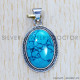 Turquoise 925 Sterling Silver Pendant (SJWP-465) Turquoise 925 Sterling Silver Pendant (SJWP-465)