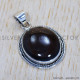 Smoky Quartz 925 Sterling Silver Pendant (SJWP-466) Smoky Quartz 925 Sterling Silver Pendant (SJWP-466)