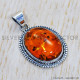 Amber 925 Sterling Silver Pendant (SJWP-468) Amber 925 Sterling Silver Pendant (SJWP-468)