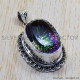 Mystic Topaz 925 Sterling Silver Pendant (SJWP-47) Mystic Topaz 925 Sterling Silver Pendant (SJWP-47)