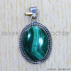 Malachite 925 Sterling Silver Pendant (SJWP-481) Malachite 925 Sterling Silver Pendant (SJWP-481)