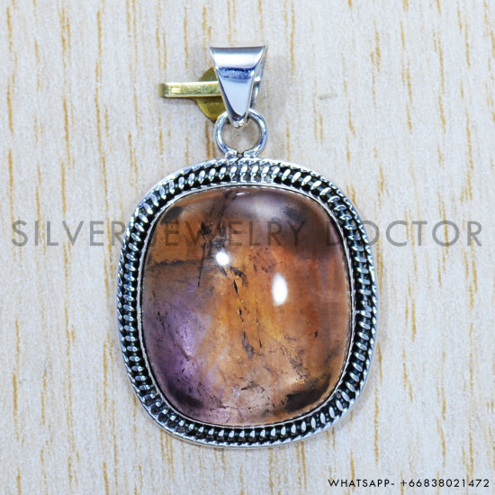 Ametrine 925 Sterling Silver Pendant (SJWP-486) Ametrine 925 Sterling Silver Pendant (SJWP-486)