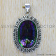 Mystic Topaz 925 Sterling Silver Pendant (SJWP-49) Mystic Topaz 925 Sterling Silver Pendant (SJWP-49)
