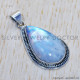 Rainbow Moonstone 925 Sterling Silver Pendant (SJWP-492) Rainbow Moonstone 925 Sterling Silver Pendant (SJWP-492)