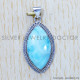 Larimar 925 Sterling Silver Pendant (SJWP-494) Larimar 925 Sterling Silver Pendant (SJWP-494)