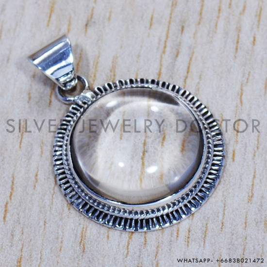 Crystal 925 Sterling Silver Pendant (SJWP-495) Crystal 925 Sterling Silver Pendant (SJWP-495)