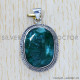 Emerald 925 Sterling Silver Pendant (SJWP-501) Emerald 925 Sterling Silver Pendant (SJWP-501)