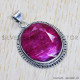 Ruby 925 Sterling Silver Pendant (SJWP-504) Ruby 925 Sterling Silver Pendant (SJWP-504)