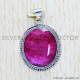 Ruby 925 Sterling Silver Pendant (SJWP-504) Ruby 925 Sterling Silver Pendant (SJWP-504)