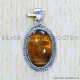 Tiger Eye 925 Sterling Silver Pendant (SJWP-508) Tiger Eye 925 Sterling Silver Pendant (SJWP-508)