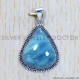 Aquamarine 925 Sterling Silver Pendant (SJWP-521) Aquamarine 925 Sterling Silver Pendant (SJWP-521)
