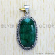 Emerald 925 Sterling Silver Pendant (SJWP-523) Emerald 925 Sterling Silver Pendant (SJWP-523)