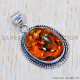Amber 925 Sterling Silver Pendant (SJWP-527) Amber 925 Sterling Silver Pendant (SJWP-527)