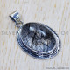 Black Rutile 925 Sterling Silver Pendant (SJWP-539) Black Rutile 925 Sterling Silver Pendant (SJWP-539)