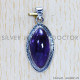 Amethyst 925 Sterling Silver Pendant (SJWP-548)