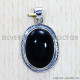 Black Onyx 925 Sterling Silver Pendant (SJWP-552) Black Onyx 925 Sterling Silver Pendant (SJWP-552)