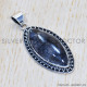 Black Rutile 925 Sterling Silver Pendant (SJWP-568) Black Rutile 925 Sterling Silver Pendant (SJWP-568)