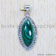 Malachite 925 Sterling Silver Pendant (SJWP-569) Malachite 925 Sterling Silver Pendant (SJWP-569)