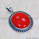 Coral 925 Sterling Silver Pendant (SJWP-573) Coral 925 Sterling Silver Pendant (SJWP-573)