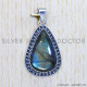 Labradorite 925 Sterling Silver Pendant (SJWP-574) Labradorite 925 Sterling Silver Pendant (SJWP-574)