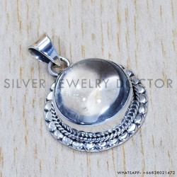 Crystal 925 Sterling Silver Pendant (SJWP-579) Crystal 925 Sterling Silver Pendant (SJWP-579)