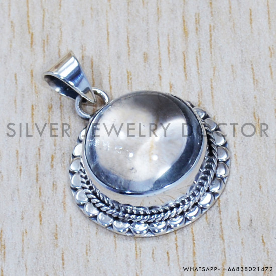 Crystal 925 Sterling Silver Pendant (SJWP-579) Crystal 925 Sterling Silver Pendant (SJWP-579)