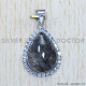 Black Rutile 925 Sterling Silver Pendant (SJWP-580) Black Rutile 925 Sterling Silver Pendant (SJWP-580)
