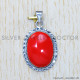 Coral 925 Sterling Silver Pendant (SJWP-581) Coral 925 Sterling Silver Pendant (SJWP-581)