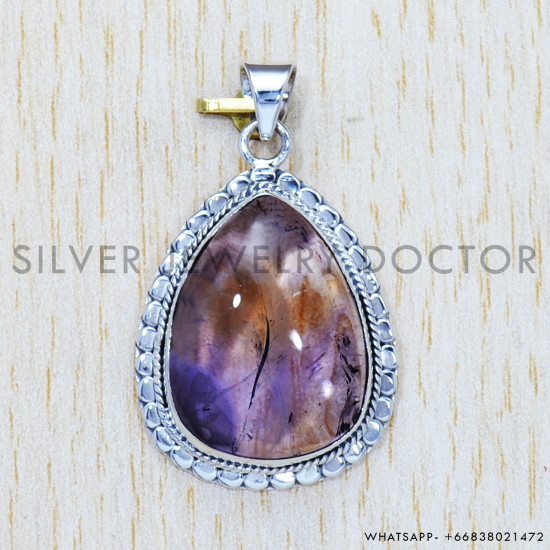 Ametrine 925 Sterling Silver Pendant (SJWP-587) Ametrine 925 Sterling Silver Pendant (SJWP-587)