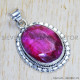 Ruby 925 Sterling Silver Pendant (SJWP-595) Ruby 925 Sterling Silver Pendant (SJWP-595)