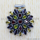 Multi Stone 925 Sterling Silver Pendant (SJWP-599) Multi Stone 925 Sterling Silver Pendant (SJWP-599)