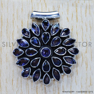 Amethyst 925 Sterling Silver Pendant (SJWP-600) Amethyst 925 Sterling Silver Pendant (SJWP-600)